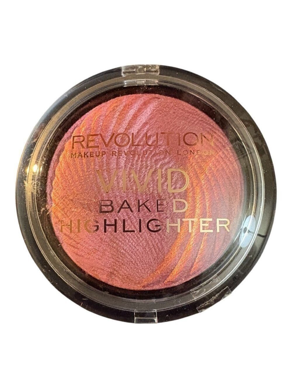 Revolution Vivid Baked Highlighter in Rosegold Highlights NEW